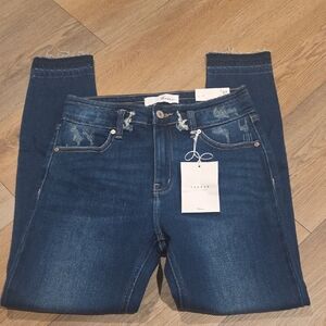 KanCan Women's Dark Blue Skinny Jeans